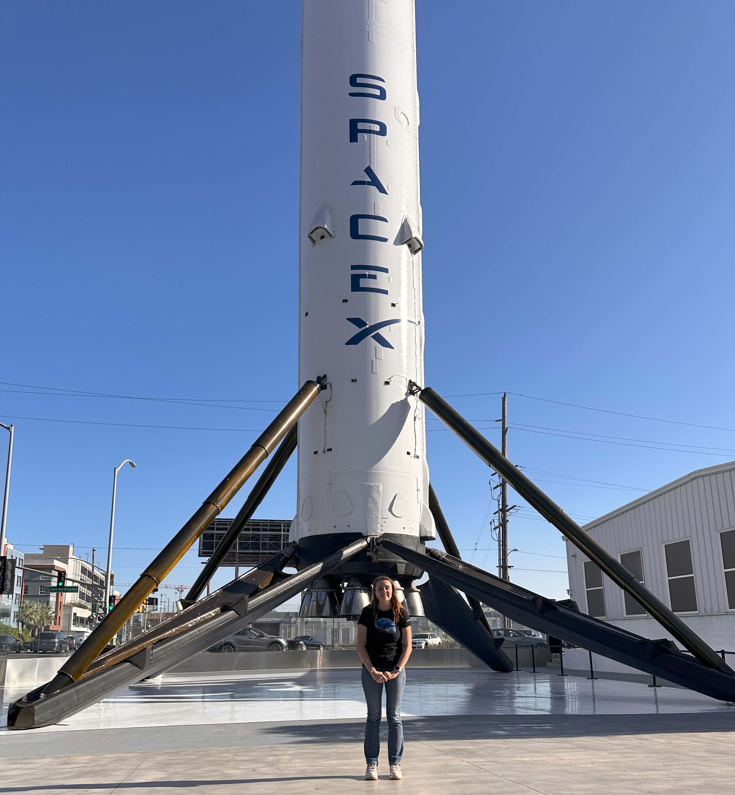 Gaffey during an internship at SpaceX