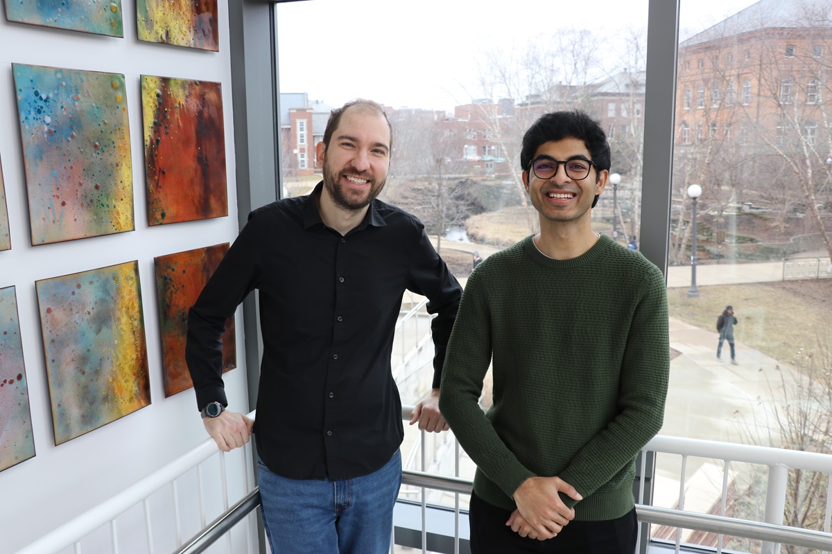 Melkior Ornik and his Ph.D. student Pranay Thangeda