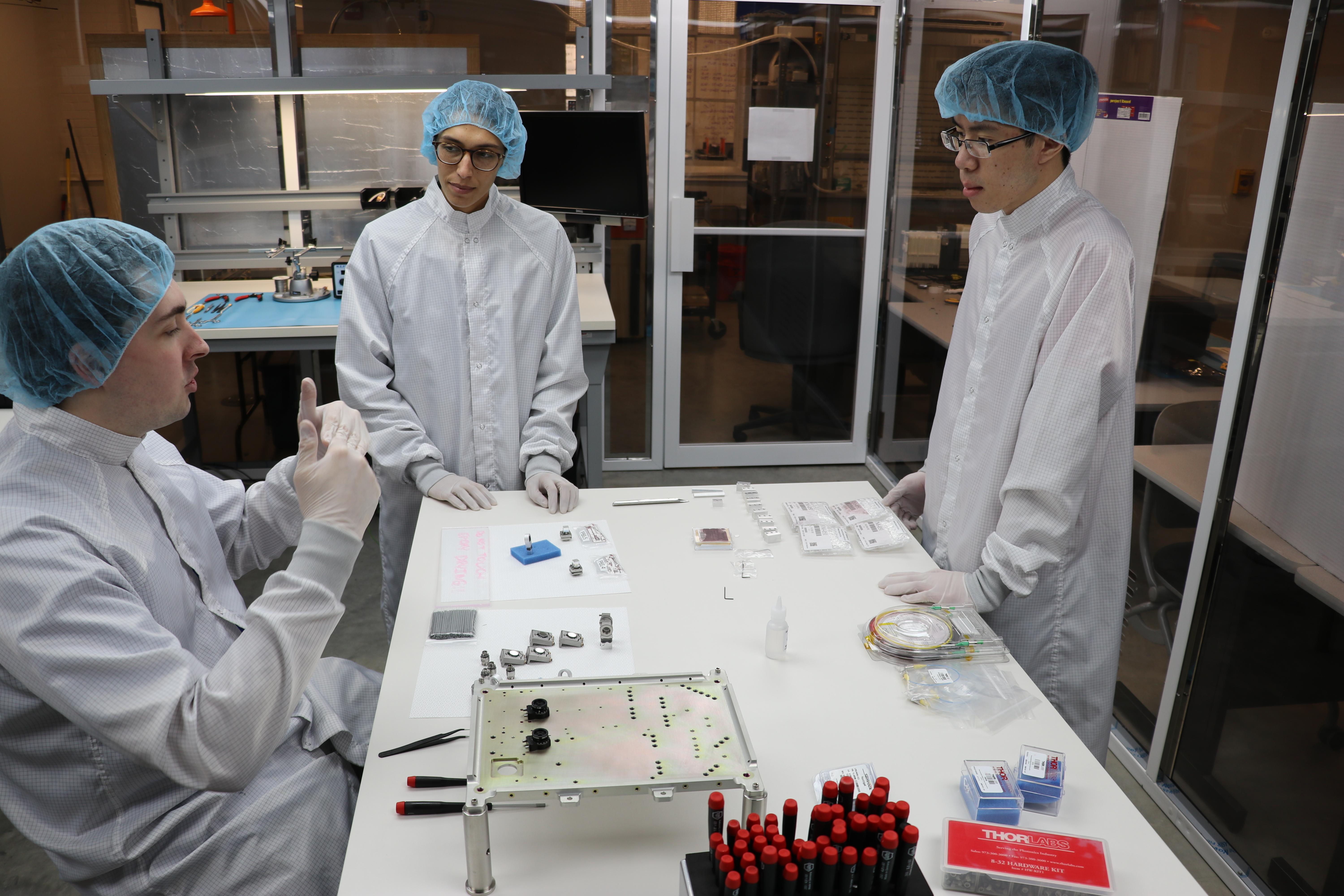 group in clean room