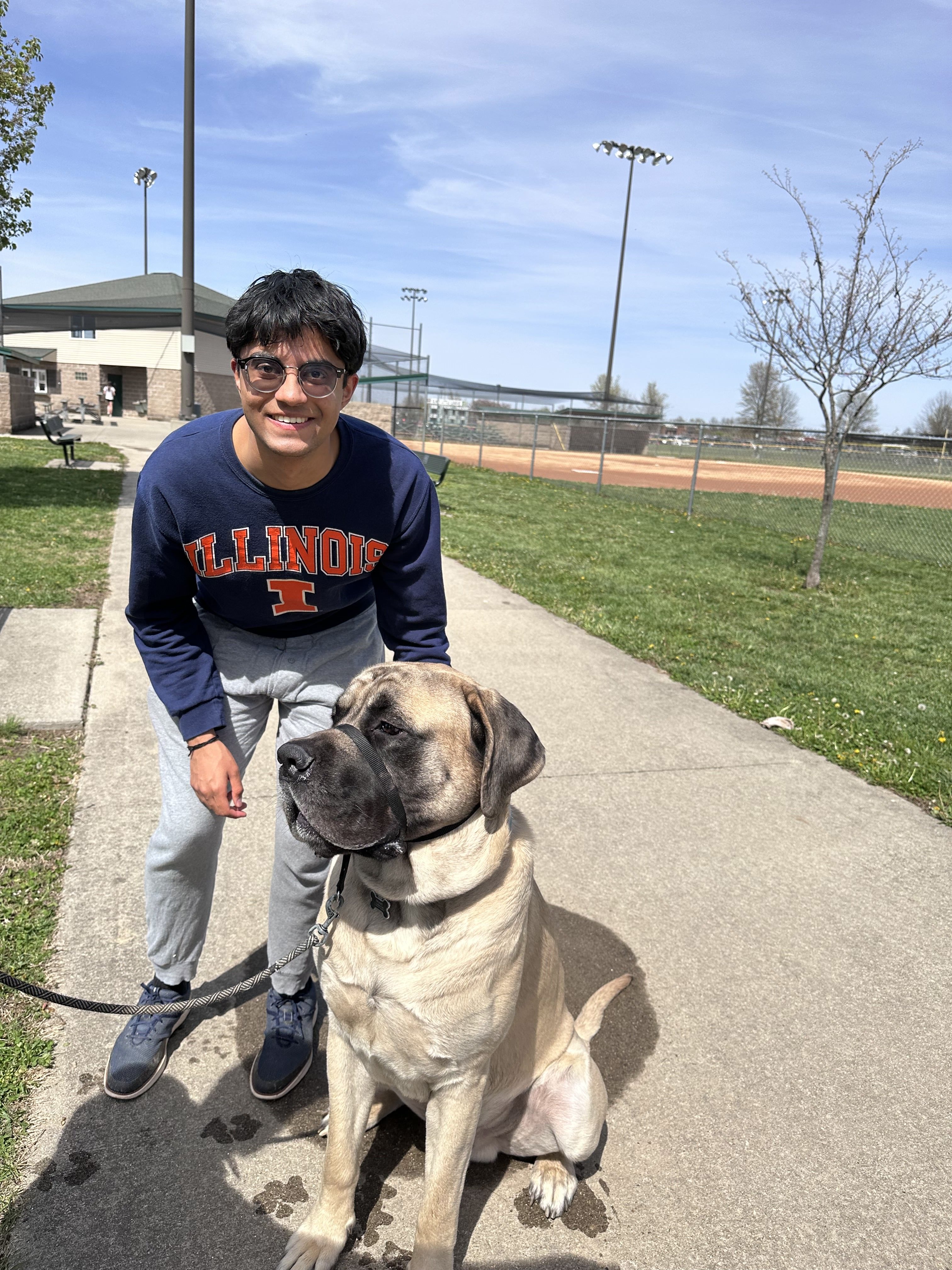 shah with dog