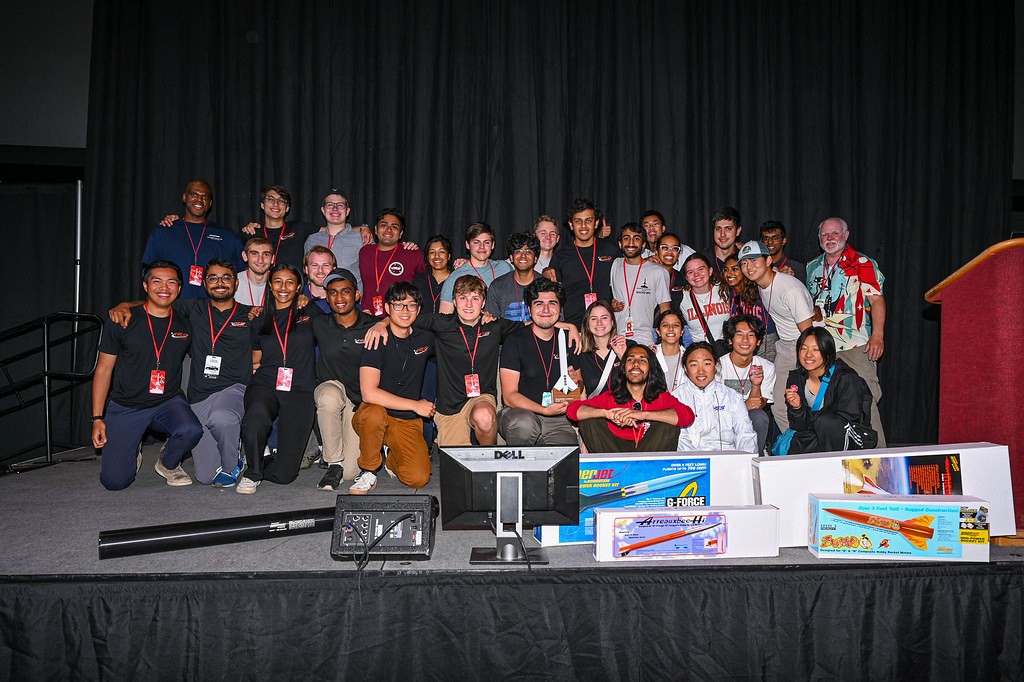 ISS Spaceshot team awards photo at the 2023 Spaceport America Cup Rocketry Competition.