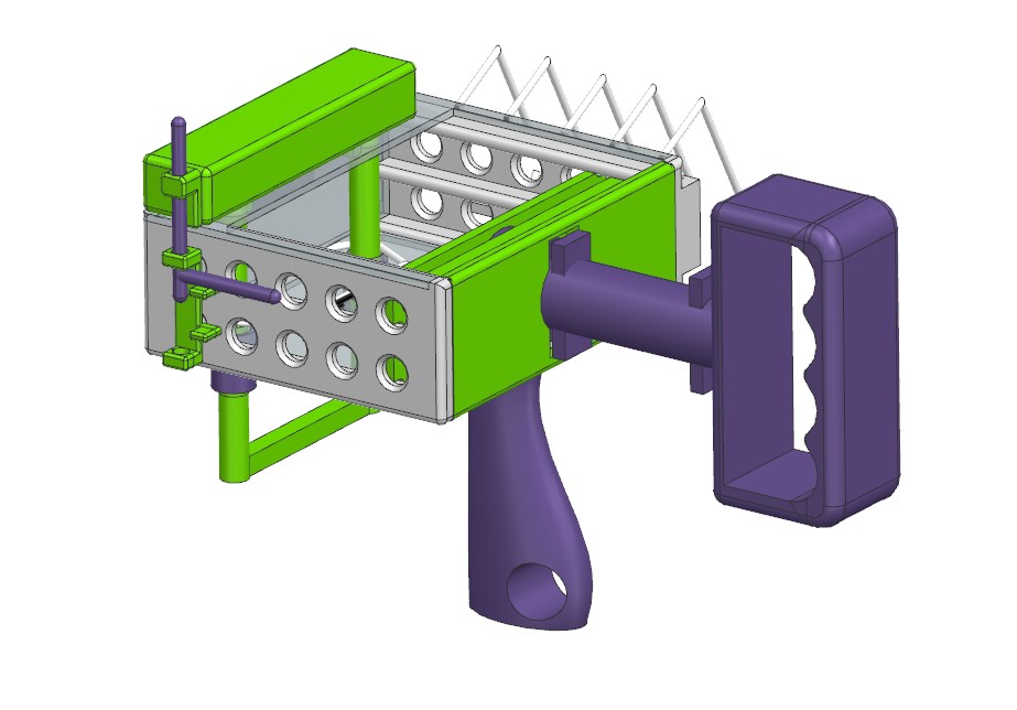 Fabric ANchoring Gadget CAD drawing