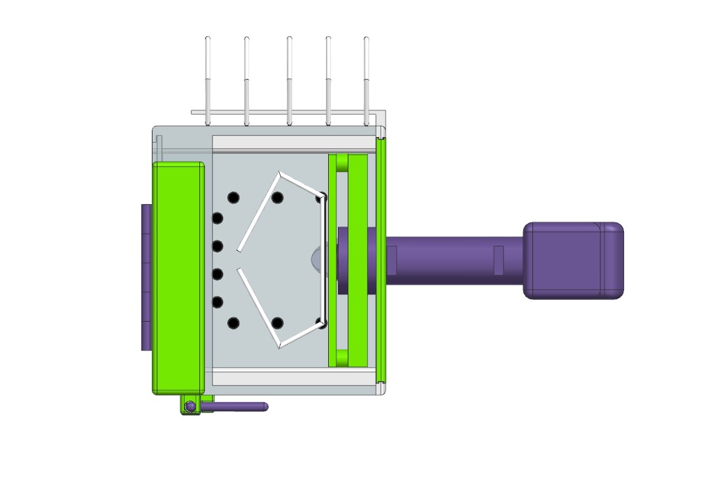 CAD image shows the design additions on the final iteration