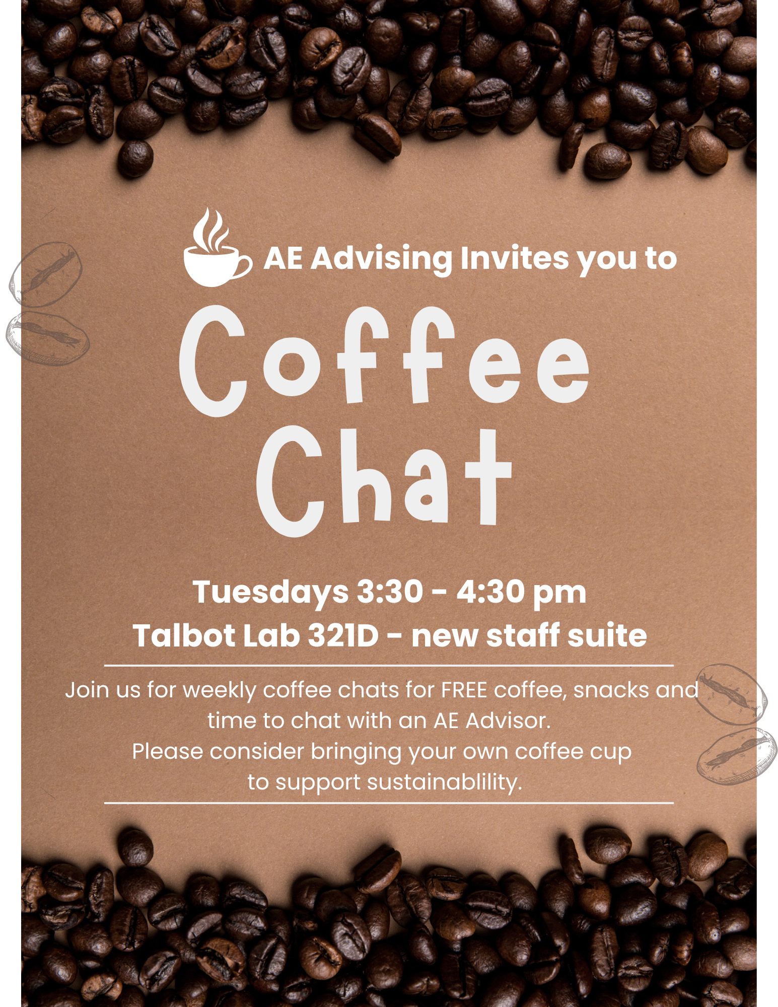 new hours coffee chat