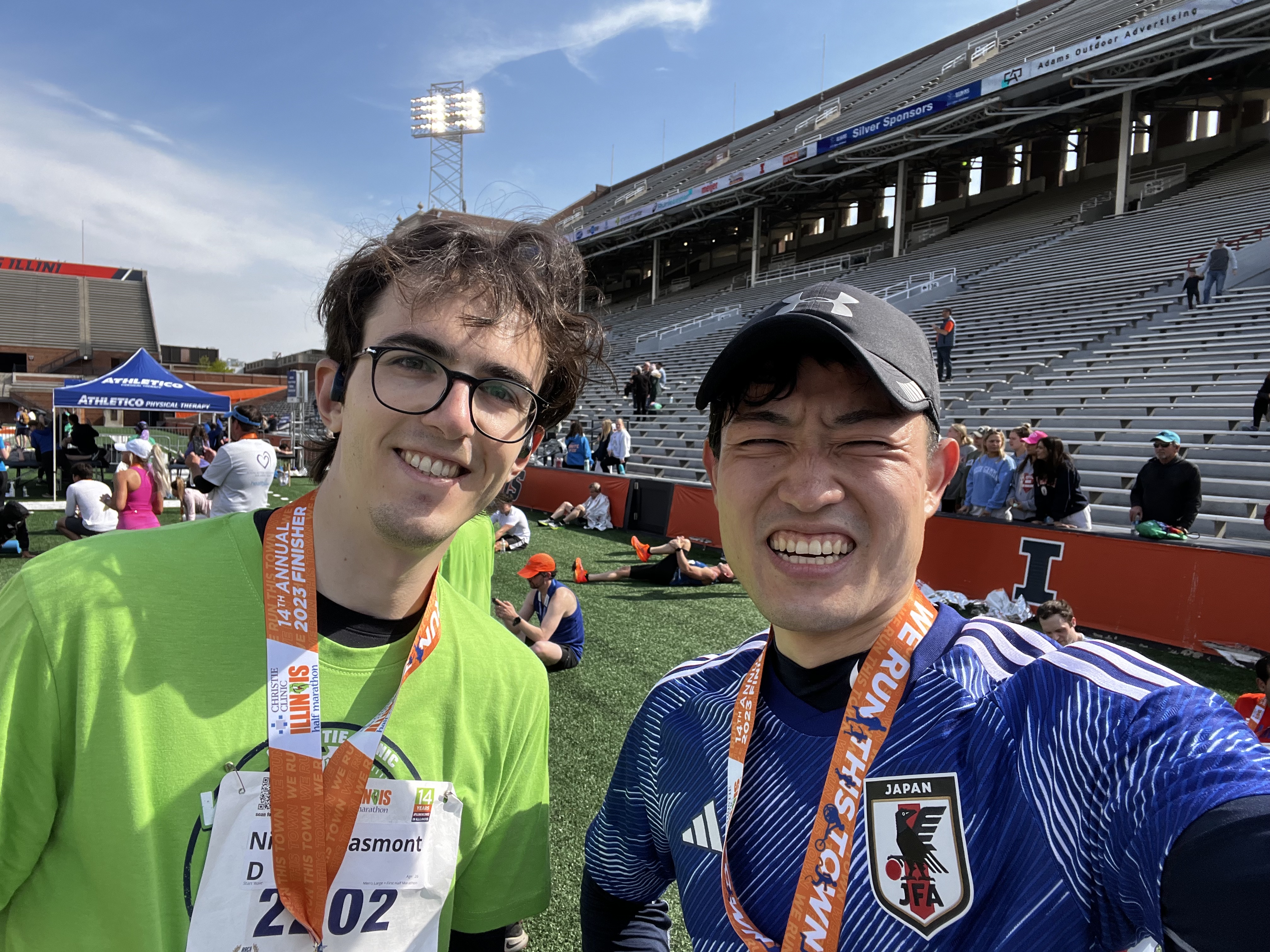 PhD students Nicolas Rasmont and Toyofumi Yamauchi