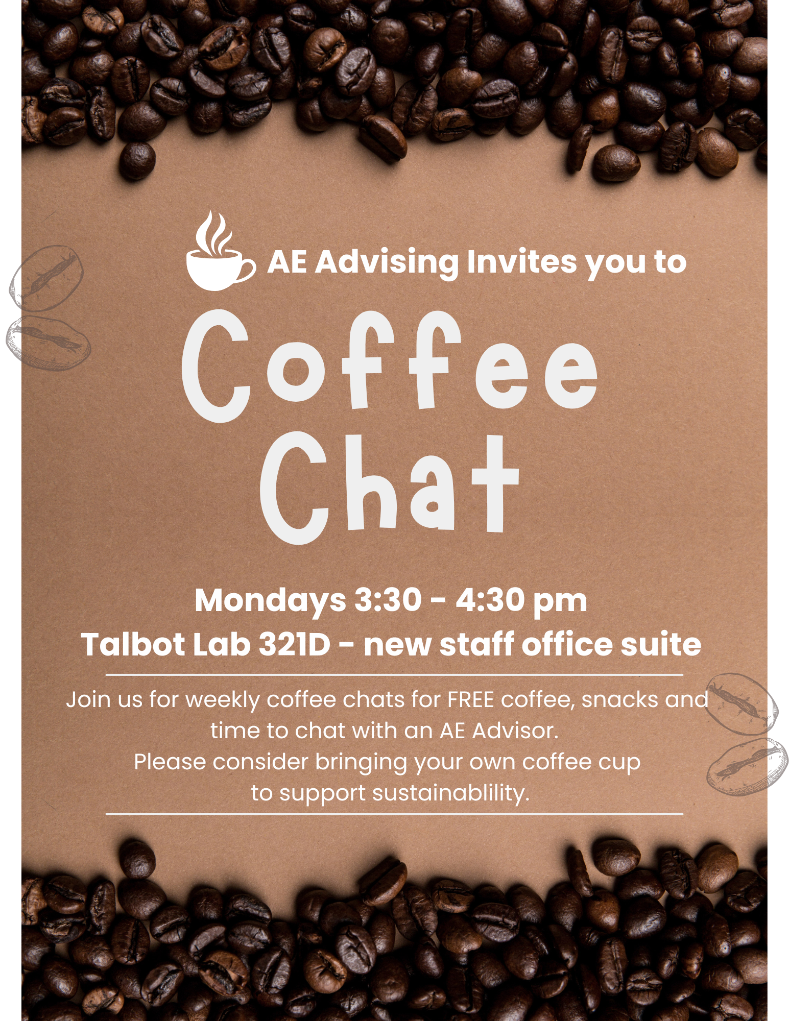 new hours coffee chat