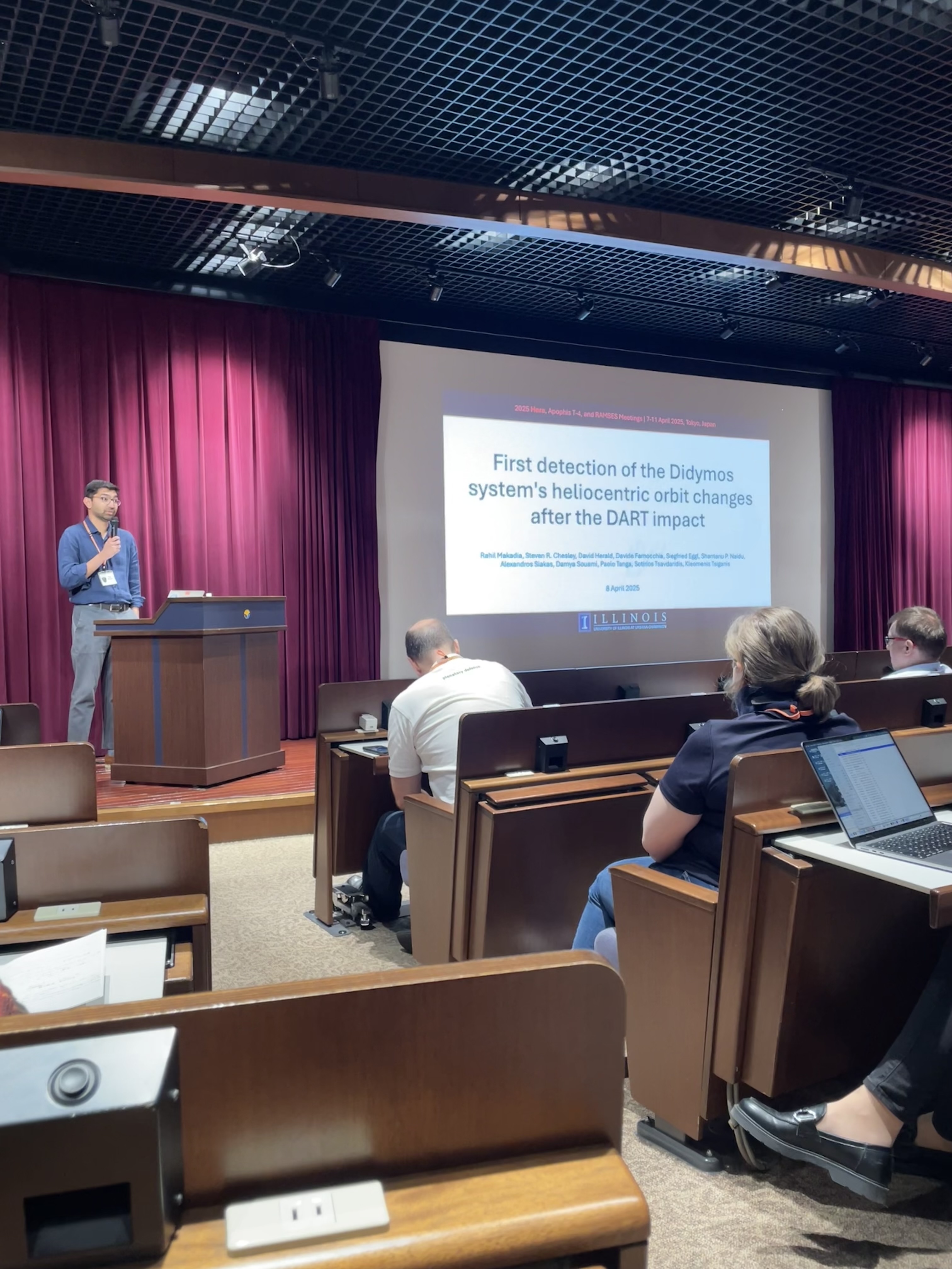 makadia giving a talk