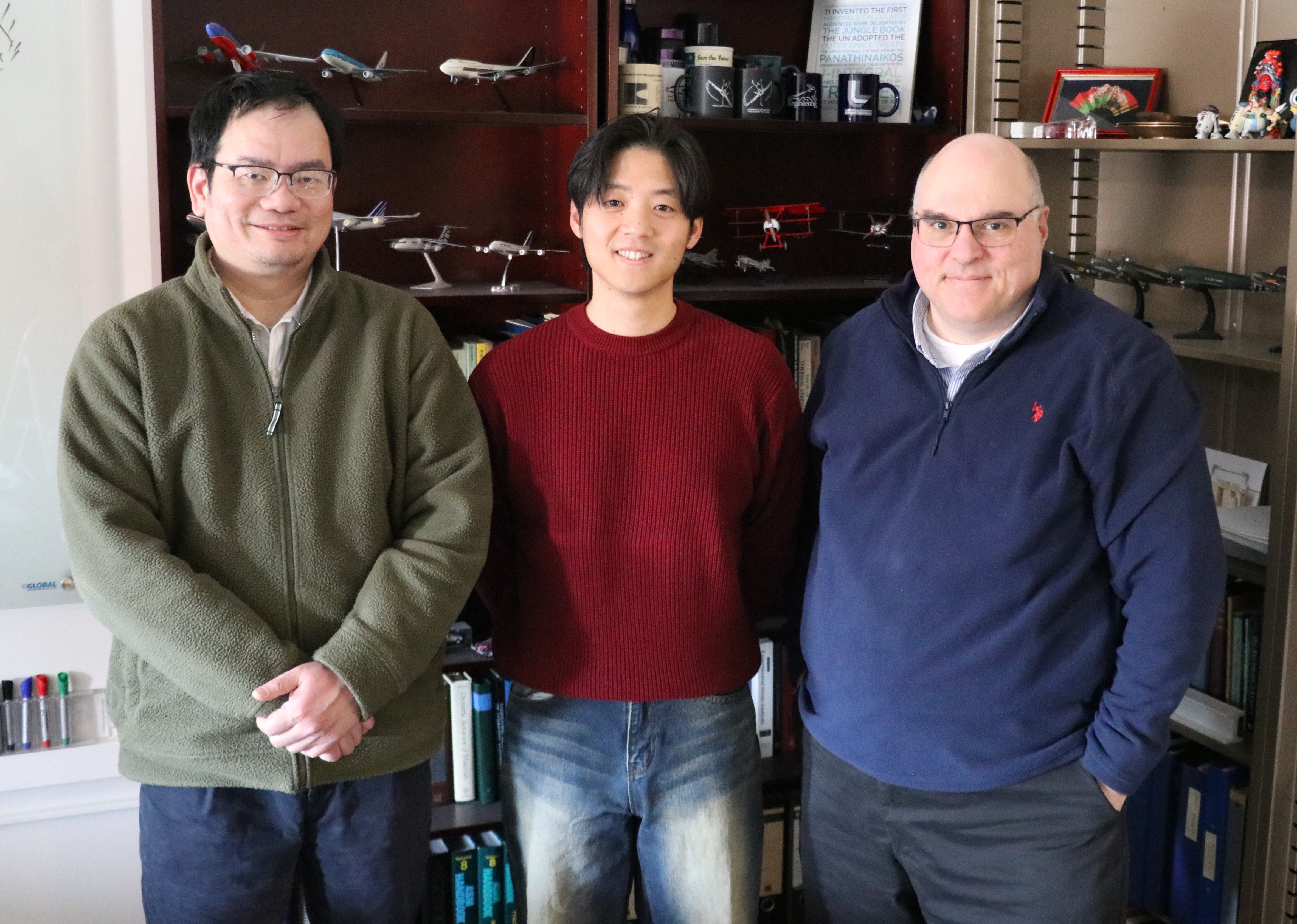 Left to right: Huck Beng Chew, William Noh and John Lambros