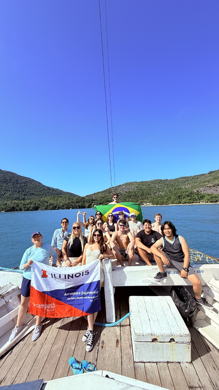 Vincent&rsquo;s trip to Brazil with fellow students and faculty