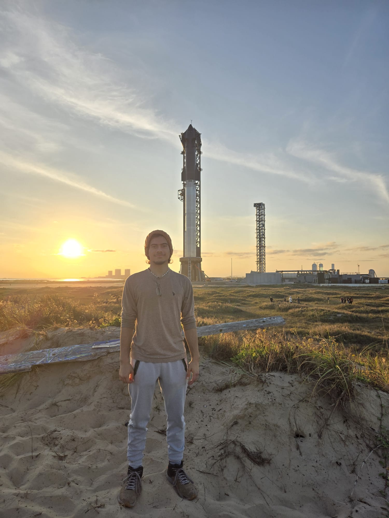 Santiago Zapata Zuluaga while visiting Starbase, November 2024, in Brownsville, Texas.