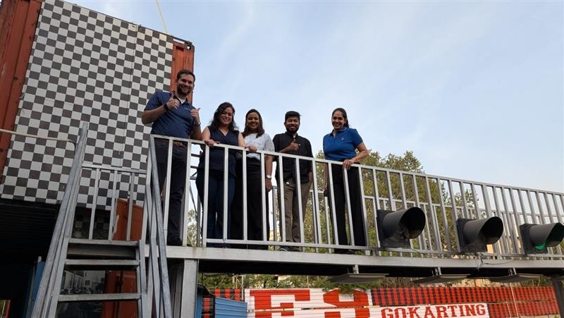 Grant Kramer on an outing during a recent visit to his team in Delhi.