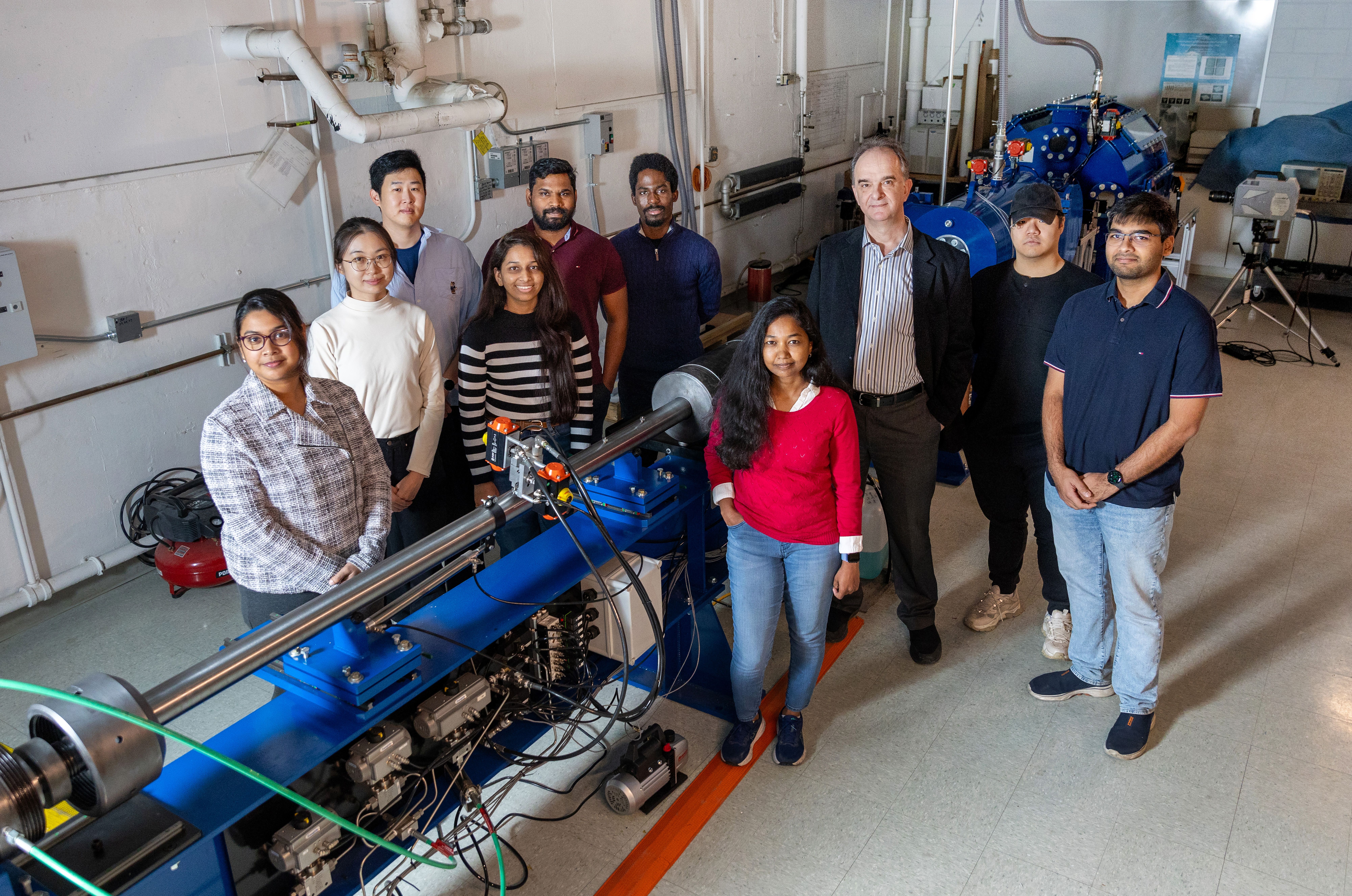 Chasiotisâ€™ lab group left to right - Ibnaj Anni, Hyejeong â€œHazelâ€ Lee, Sunho â€œSeanâ€ Lee, Pulkin Gupta, Kathiresan Karunakaran, Oluwadara Moronkeji, Dhanalakshmi Sellan, Ioannis Chasiotis, Yeong Lee and Anshul Agrawal