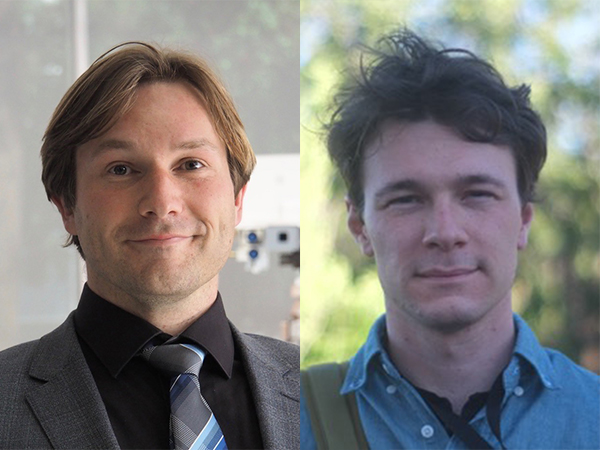 Siegfried Eggl and his PhD student, Samuel Cornwall