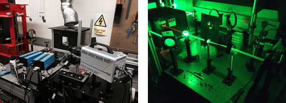 Lasers in a lab