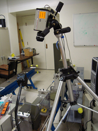 Redlake Pro camera set up in lab
