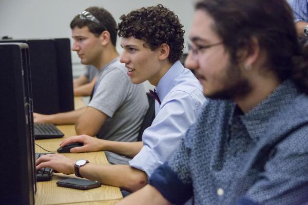 students in lab