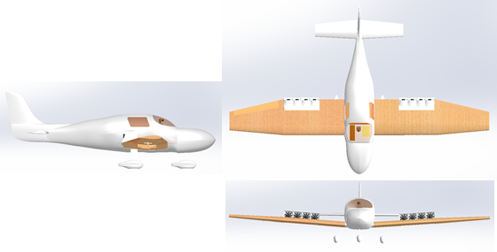 Wing fan distribution image