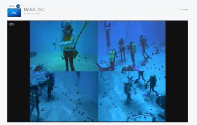 Divers at NASA's NBL in Houston demonstrate LETo.