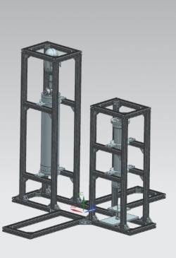 Computer-aided design of modular test stand 
