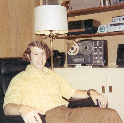Mark Lawson when he was an undergrad in 1970