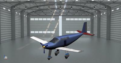 Artist's conception of the Iota Air Mark 2 aircraft.