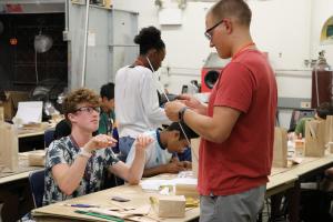 IAI student in the Engineering Student Project Laboratory 