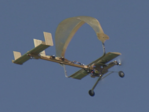 Arc wing test flight