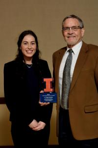 Brenda Reyn from AIAA and Professor J. Craig Dutton