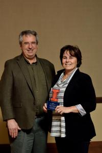 Professor and Interim Dept. Head Gregory S. Elliott and Staci L. McDannel, graduate advising.