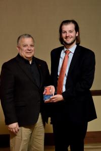 Associate Professor Michael F. Lembeck and Benjamin D. O'Hearn