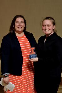 Chief Undergraduate Advisor Laura A. Gerhold and Emily J. Williams