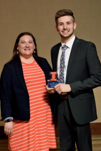 Chief Undergraduate Advisor Laura A. Gerhold and Michael R. Paradise