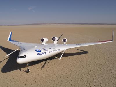 Boeing's blended-wing-body airplane