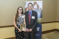 Noel Brindise with Associate Professor Daniel Bodoony