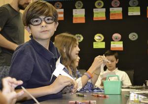 A BTW student making his fan copter.