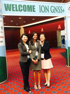 Grace Gao, Sriramya Bhamidipati, and Yuting Ng won Best Presentation of the Session Award at the ION GNSS+ conference.