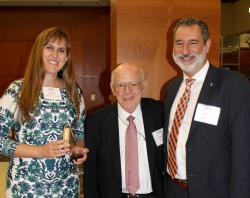 Harry Hilton with Carmen and Alex Kosmala