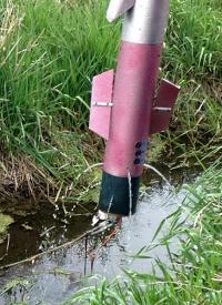 The WIA rocket landed in water after the second flight.
