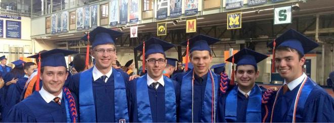 Members of the WayPoint team: from left, David Brandyberry, Peter Grega, Evan White, Jake Dluhy, David Knourek and Matt Kosky.