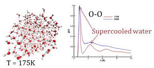 Molecular dynamics prediction type of â€œiceâ€ formed in a small rocket plume supersonic expansion to vacuum.