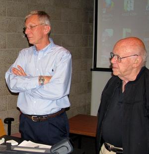 Steve Nagel with AE Emeritus Prof. Harry Hilton