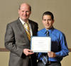 Department Head Philippe Geubelle with Jeremy G. Morton