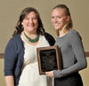 Undergraduate Program Coordinator Laura Gerhold and Melanie A. Ciancio