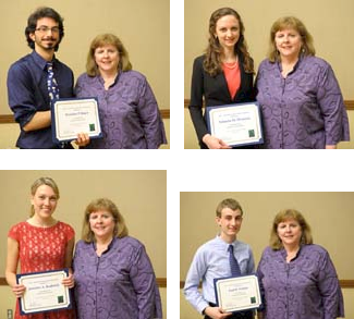 From Clockwise; Brandon P. Boyce of Crystal Lake, IL; Yolanda M. Dionicio of Evanston, IL; Leonardo T. Gomes; Erik A. Lopez; Jennifer A. Roderick; and Paul R. Schais