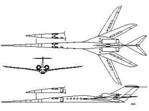 Outline of supersonic business jet