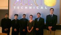 Pictured from left are the members of the Alecto Technical team: Krunal Patel, Dan Fong, Stan Burns, Liz Chapman, Joe Gonzalez and Drew Ahern.