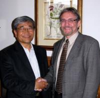 AE Emeritus Prof. Ki Lee and AE Department Head J. Craig Dutton