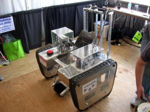 Illinois Lunabotics team robot 'IRIS-1.'