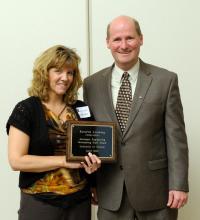 Administrative Secretary Kendra Lindsey (left)