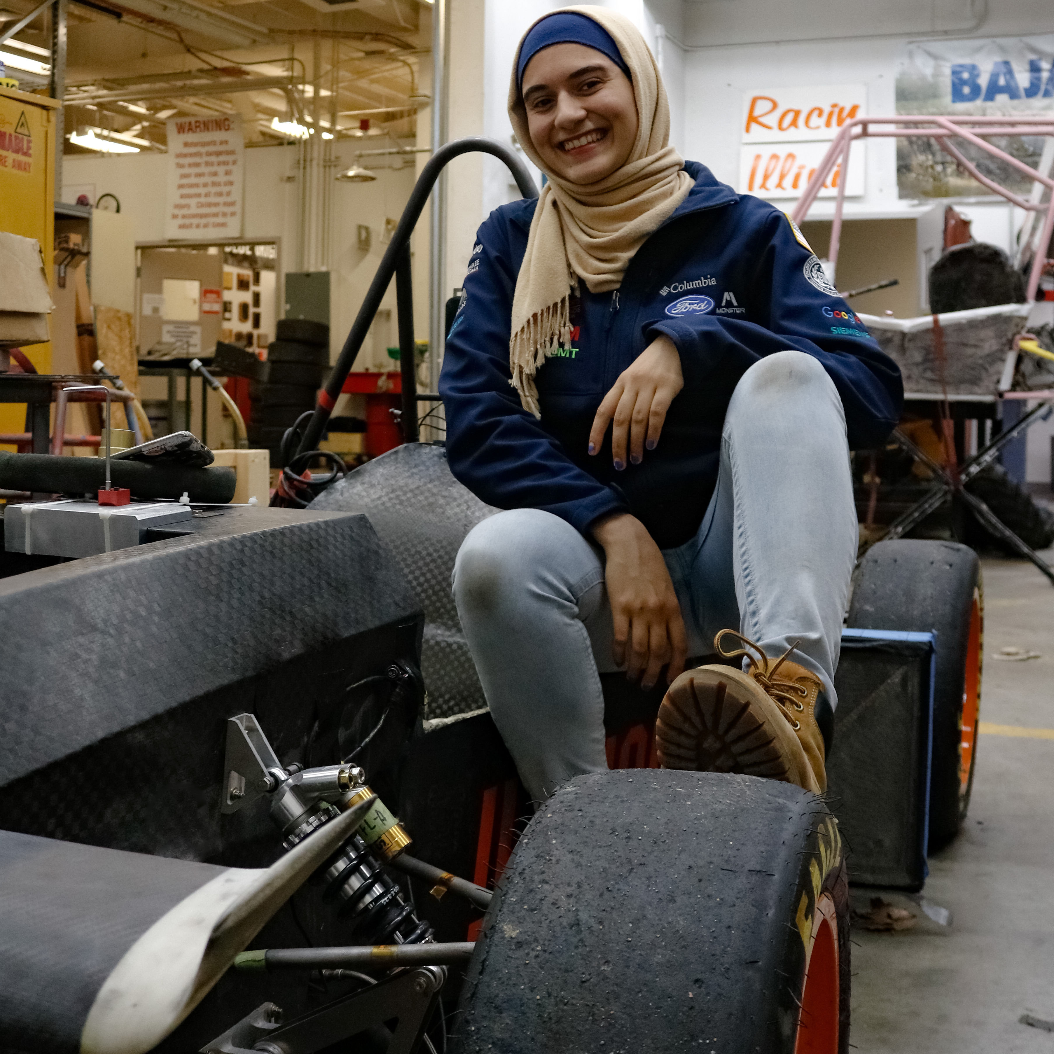 Illini Motorsports President and AE senior Salam Mulhem